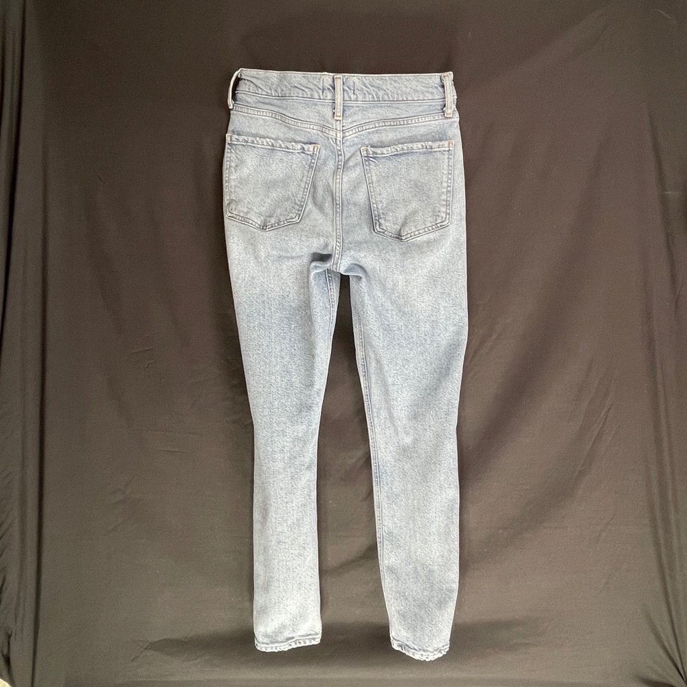 Agolde Classic Blue Denim Jeans button fly